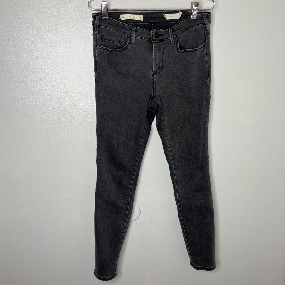 Anthropologie Pilcro and the Letterpress Sherif Size 29 Black Skinny Jeans